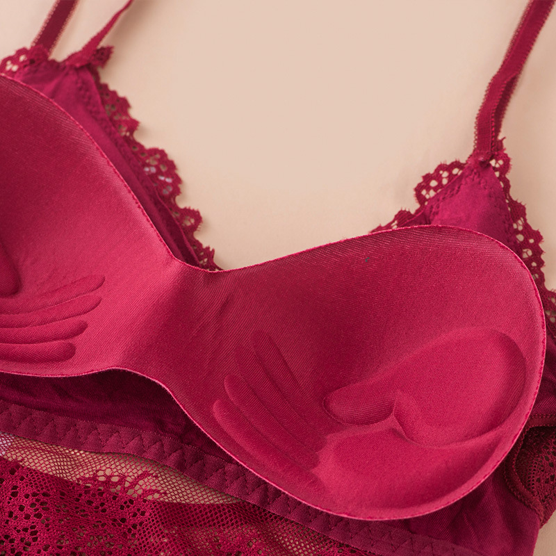 Soutien-gorge Push Up en dente - Lace Bralette Set avis et prix