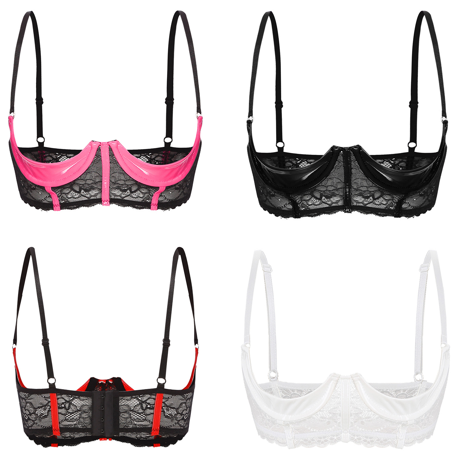 Femmes coupe ouverte hauts de  - Underwire Bra Padded avis et prix